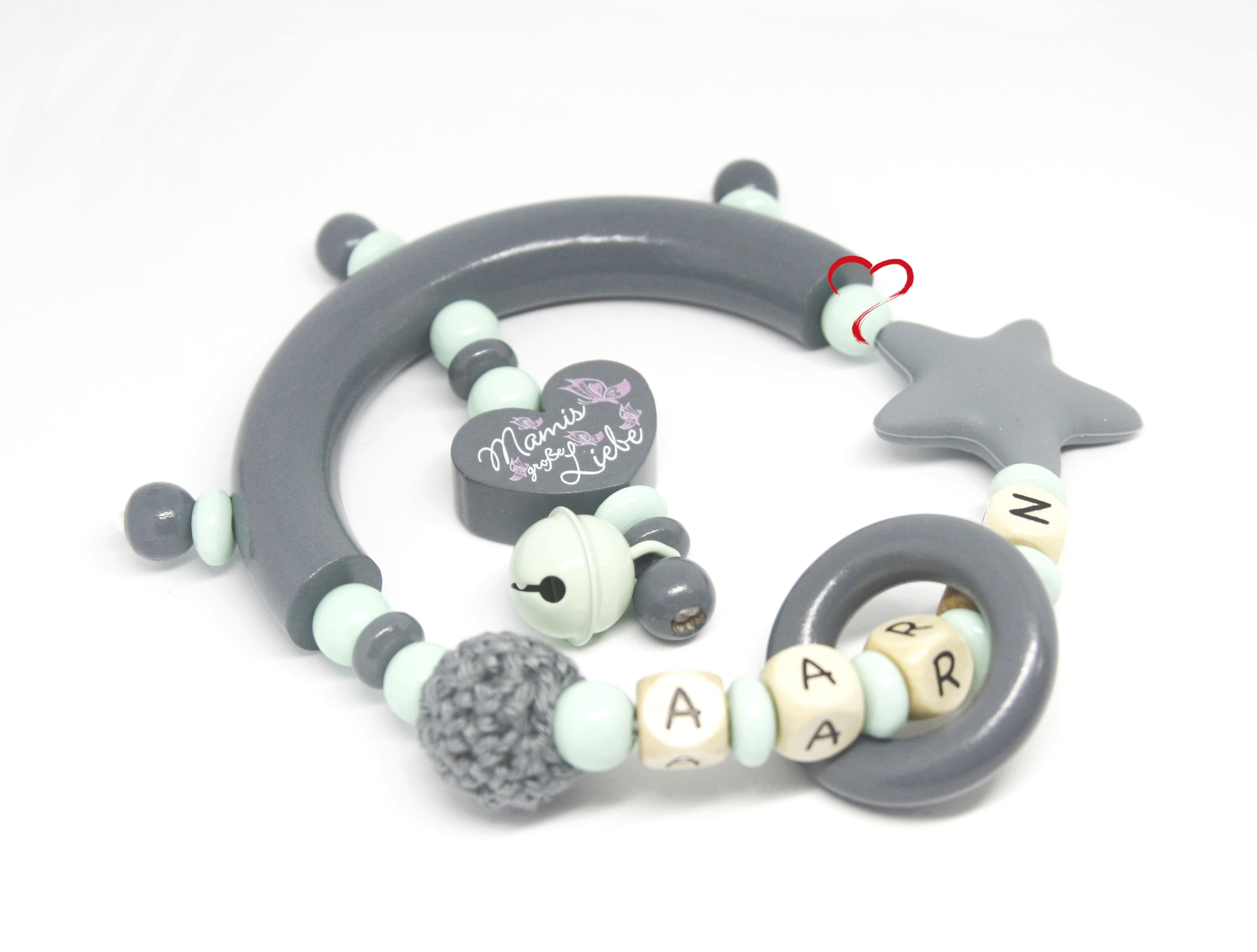 Greifring Mamis grosse Liebe mit Stern